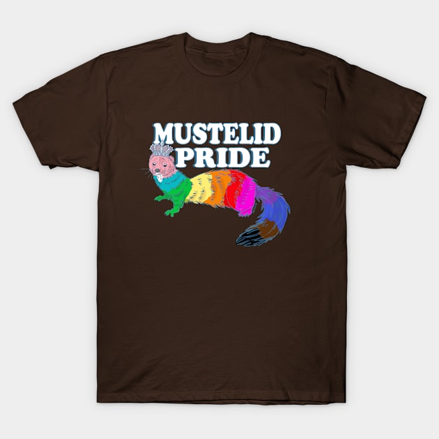 Mustelid Pride T-Shirt by belettelepink